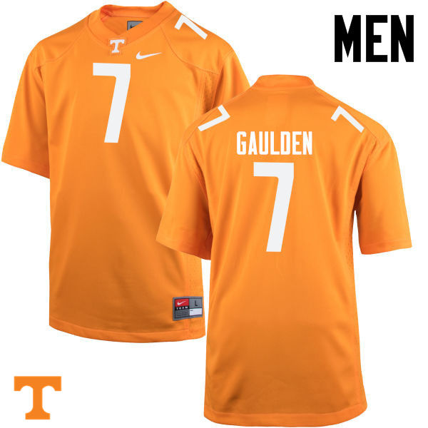 Men #7 Rashaan Gaulden Tennessee Volunteers College Football Jerseys-Orange